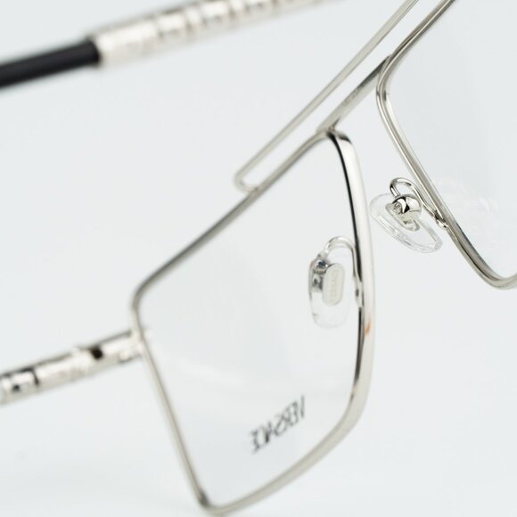 NEW Versace VE1295 1000 Silver Pilot Unisex Eyeglasses VE 1295 - Picture 7 of 11